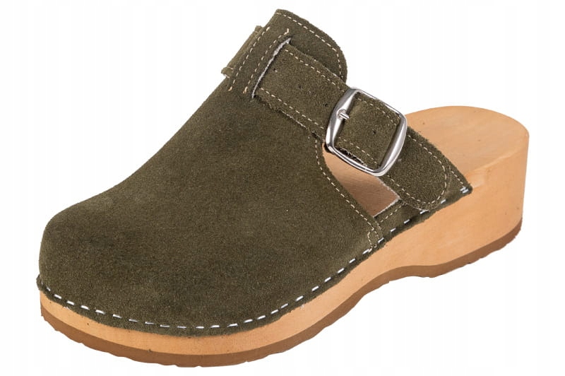 

Komfortowe Drewniaki Chodaki Buxa PZM2 zielony 40