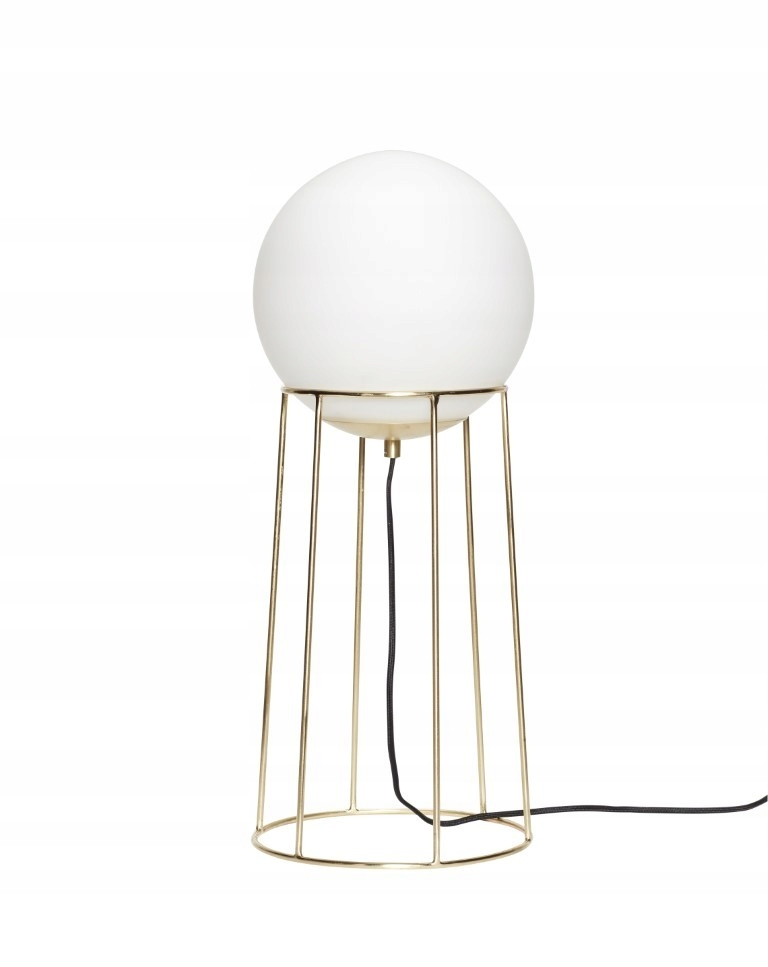 Podlahová lampa 60 cm, zlatá, Hübsch