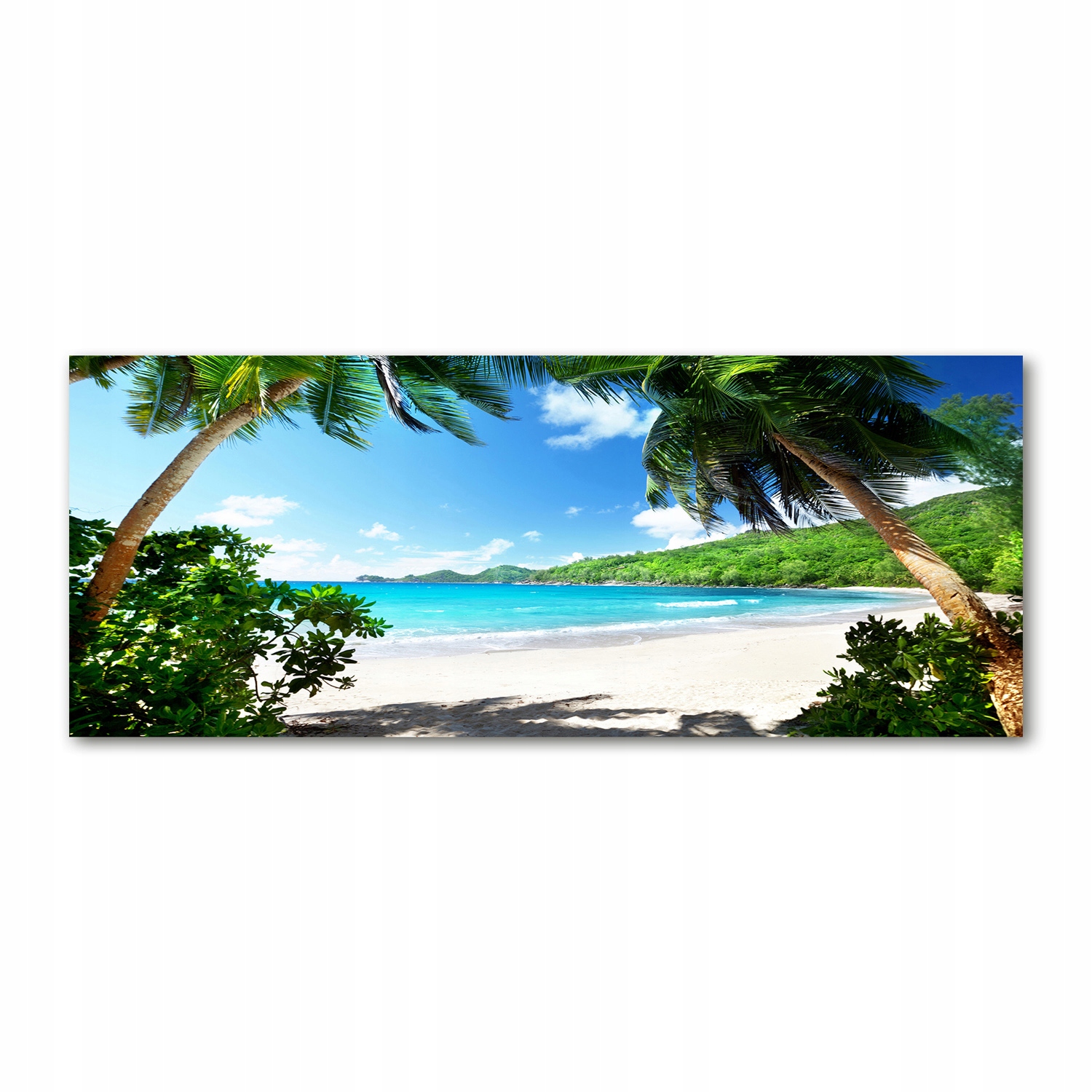 

Foto obraz akryl zdjęcie Seszele plaża 125x50 cm