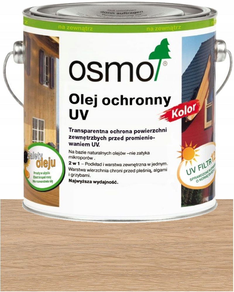 Osmo Uv ochranný olej na dřevo Transparentní Barva 429 Surové Dřevo 0,75
