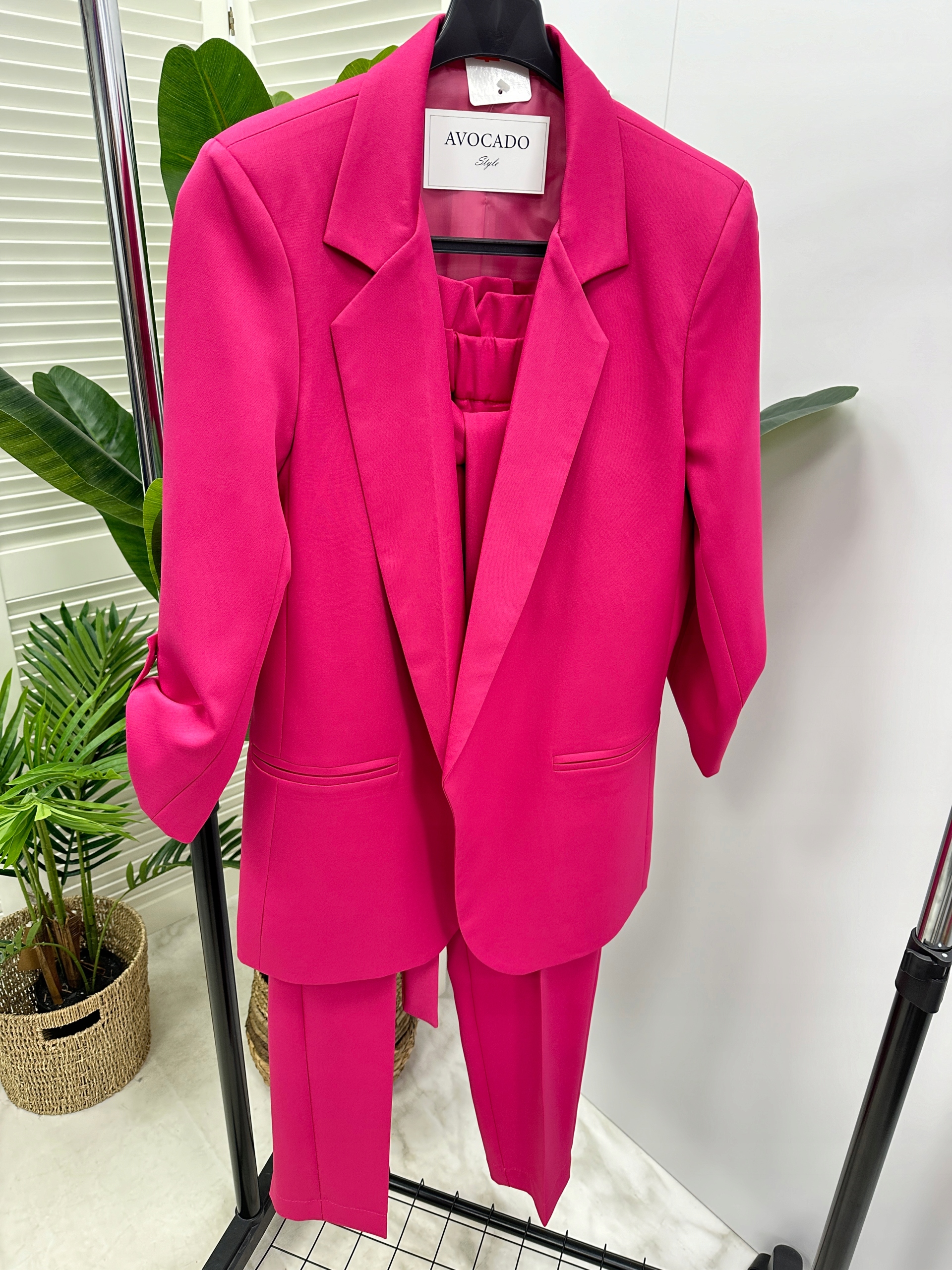 GARNITUR INFINITE PREMIUM ___ fuksja ___ 44 Kolor różowy