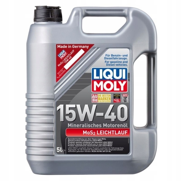 LIQUI MOLY OLEJ LIQUI MOLY 15W40 5L MOS2 LEICHTLAUF SUPER A3/B4