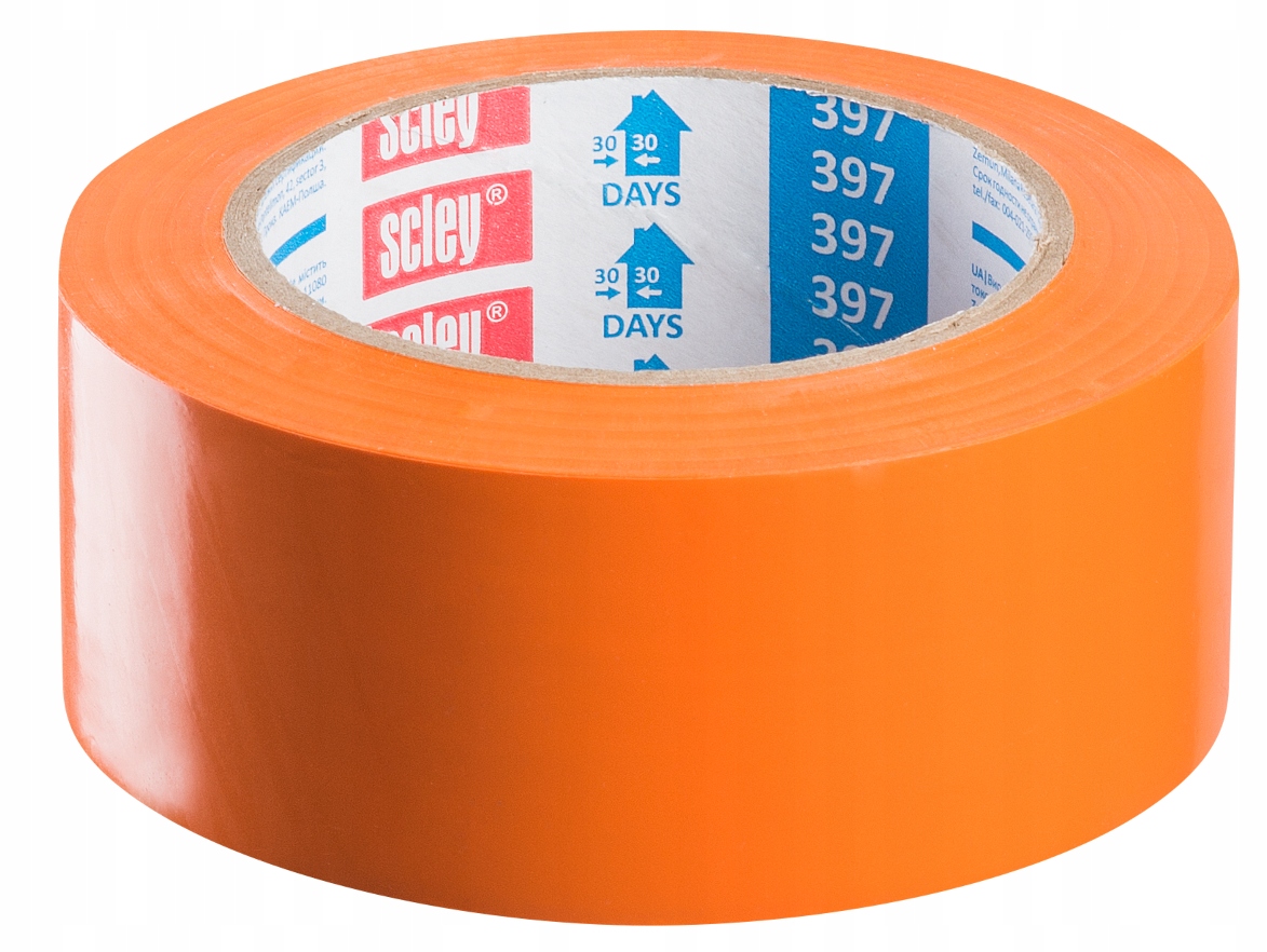 

Taśma ochronna Pvc gładka 48x33m Scley seria 397