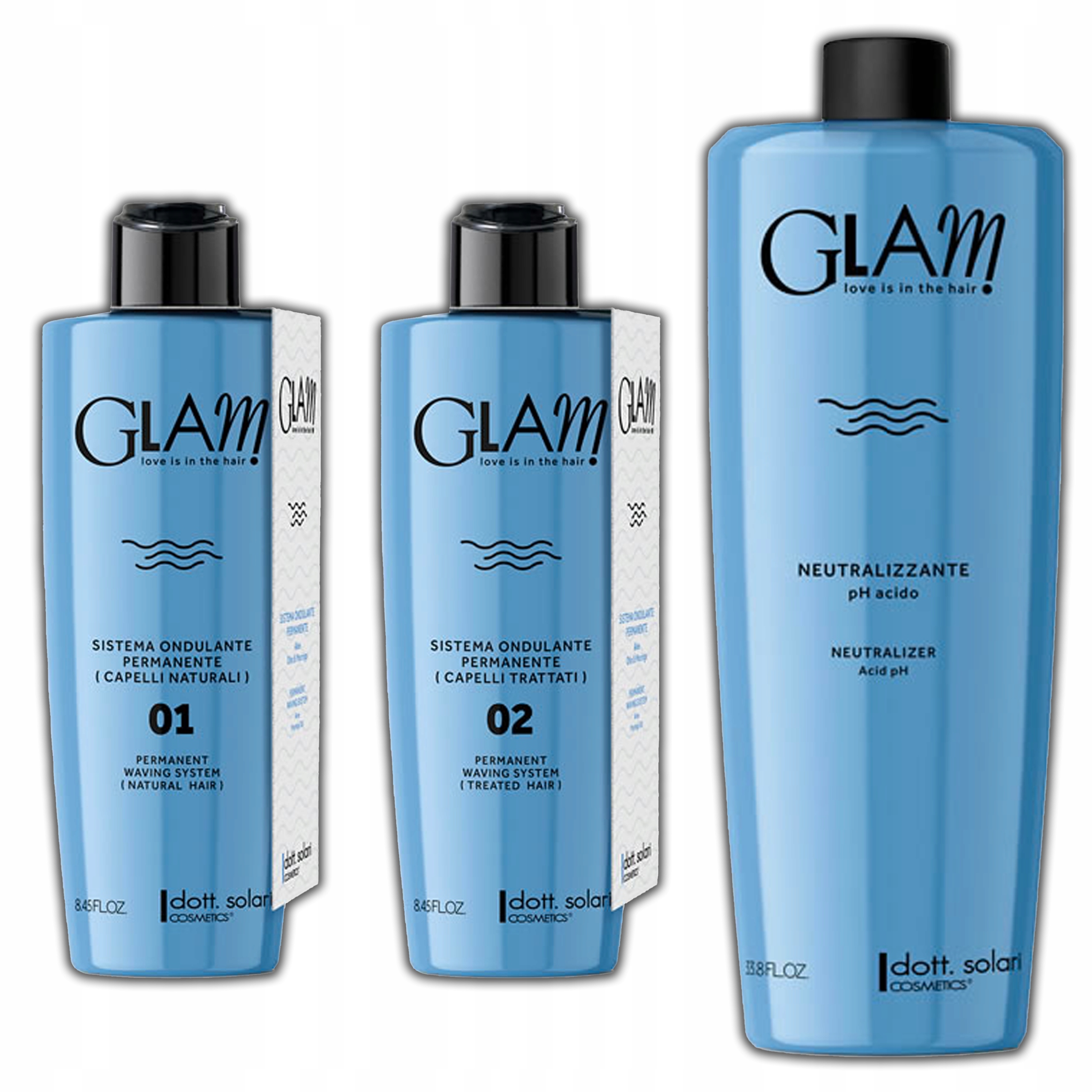 Sada Glam Wave 2x 250 ML 1x 1000 ML