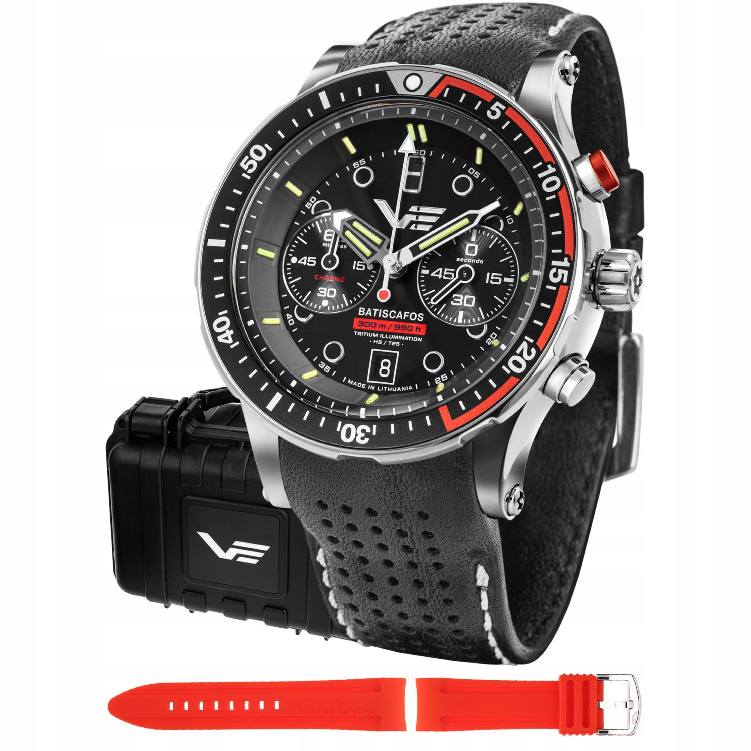 Pánské Hodinky Vostok Europe 6S21-511A771 černý pásek