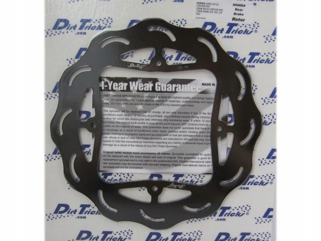 Гальмівний диск задній HONDA CR 125 CRF 250 450 R X