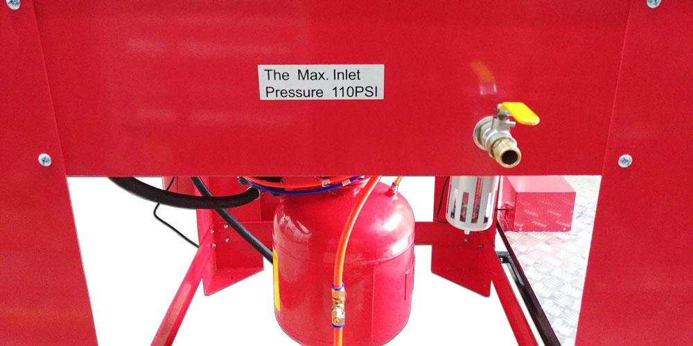 PIASKARKA KABINOWA ŚRUTOWNICA 990l Rodzaj kabinowa