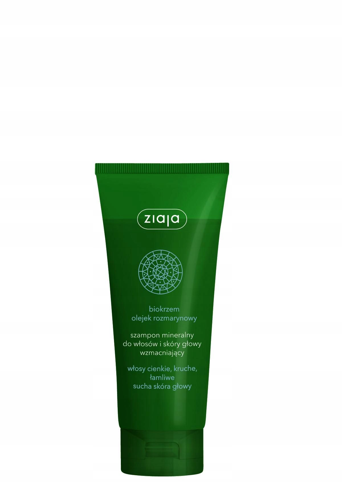 

Szampon mineralny do włosów i skóry głowy wzmacnia