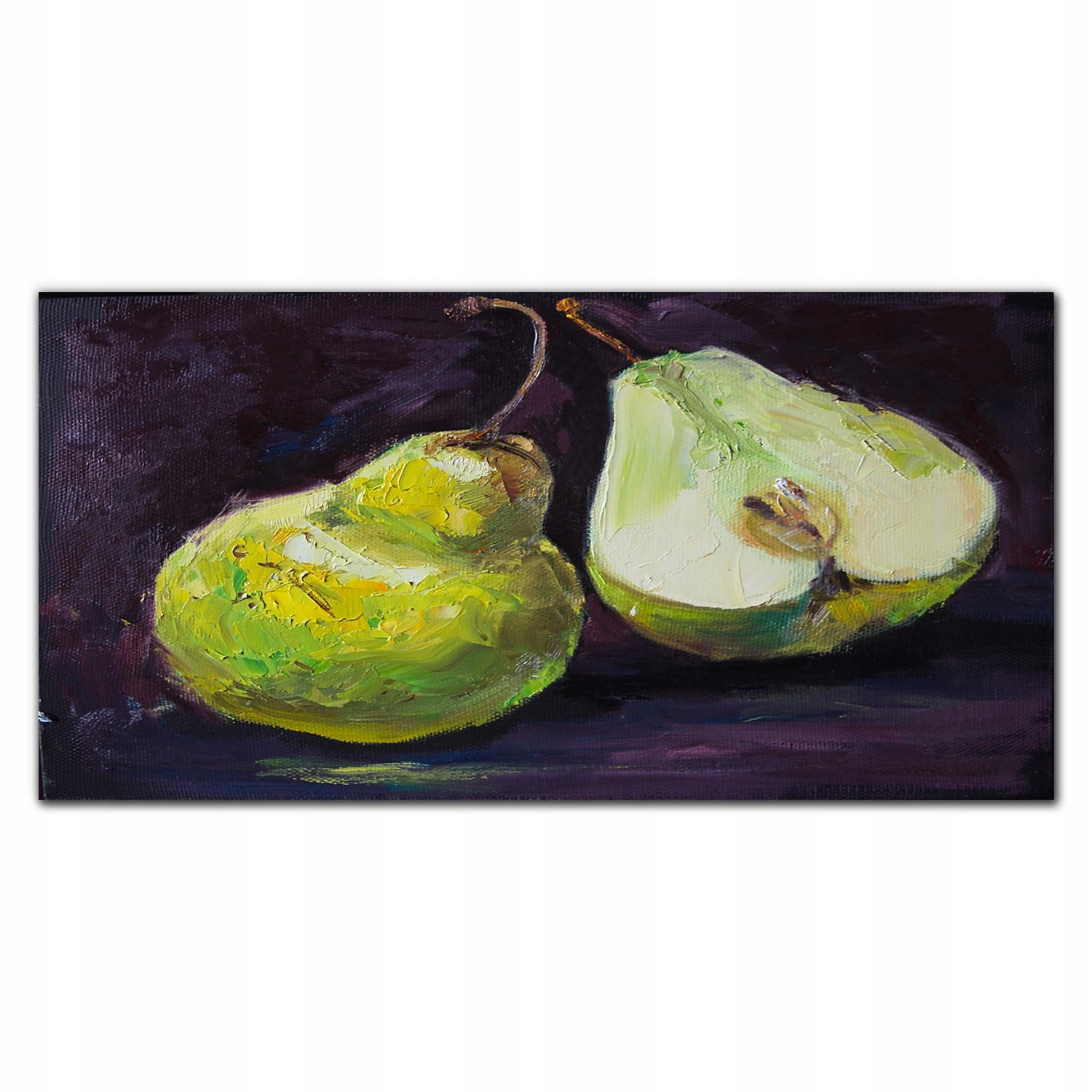 

Fotoobraz z grafiką 120x60 Malarstwo owoce gruszka