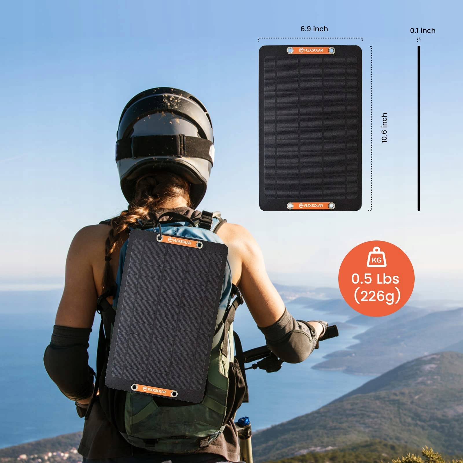 SOLARPANEL Solarny Panel USB 6W 5V Ładowarka IP67 Do Smartfonów — miniatura 5
