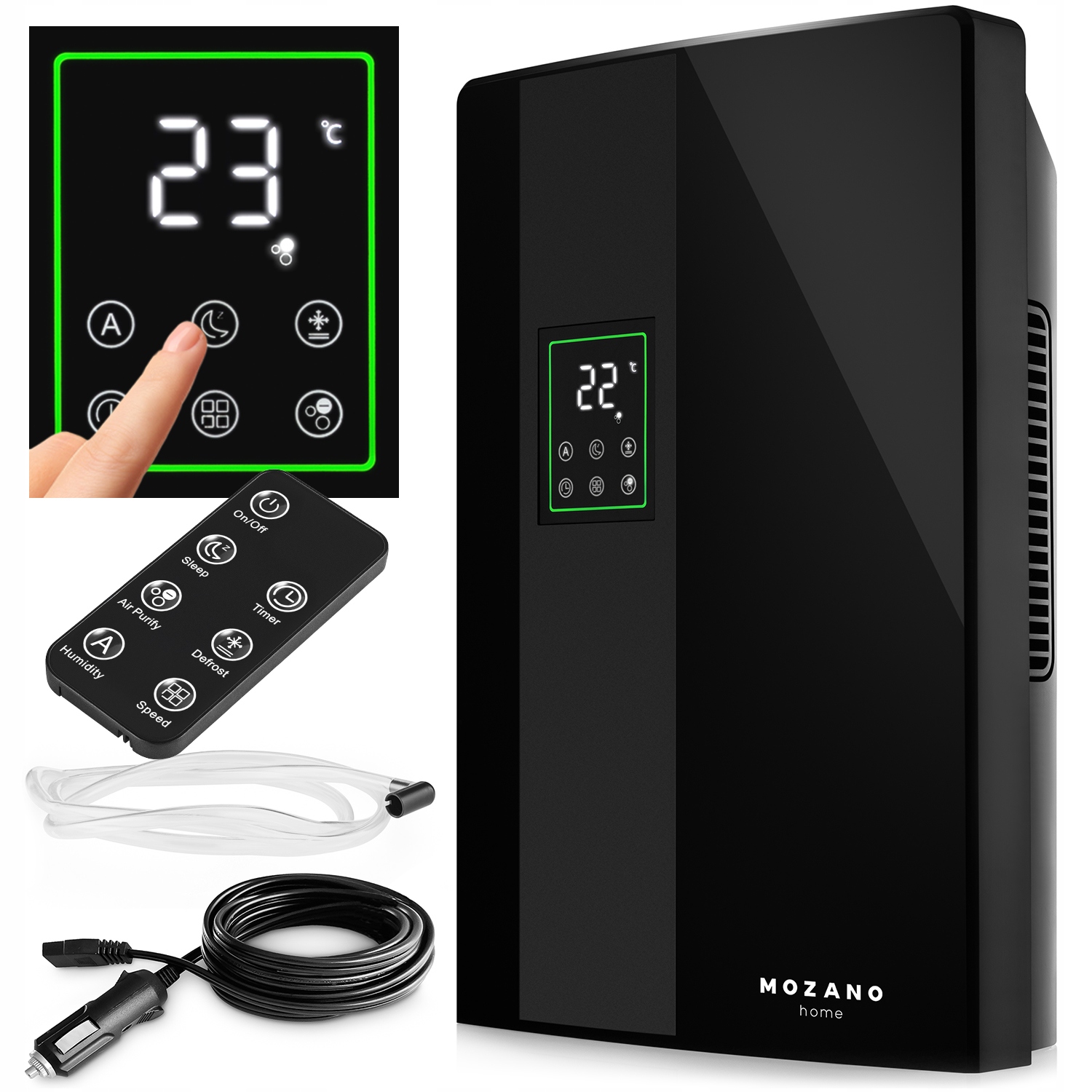 Duży Osuszacz Powietrza Pochłaniacz Wilgoci Oczyszczacz XXL Cichy Pilot-Zdjęcie-0