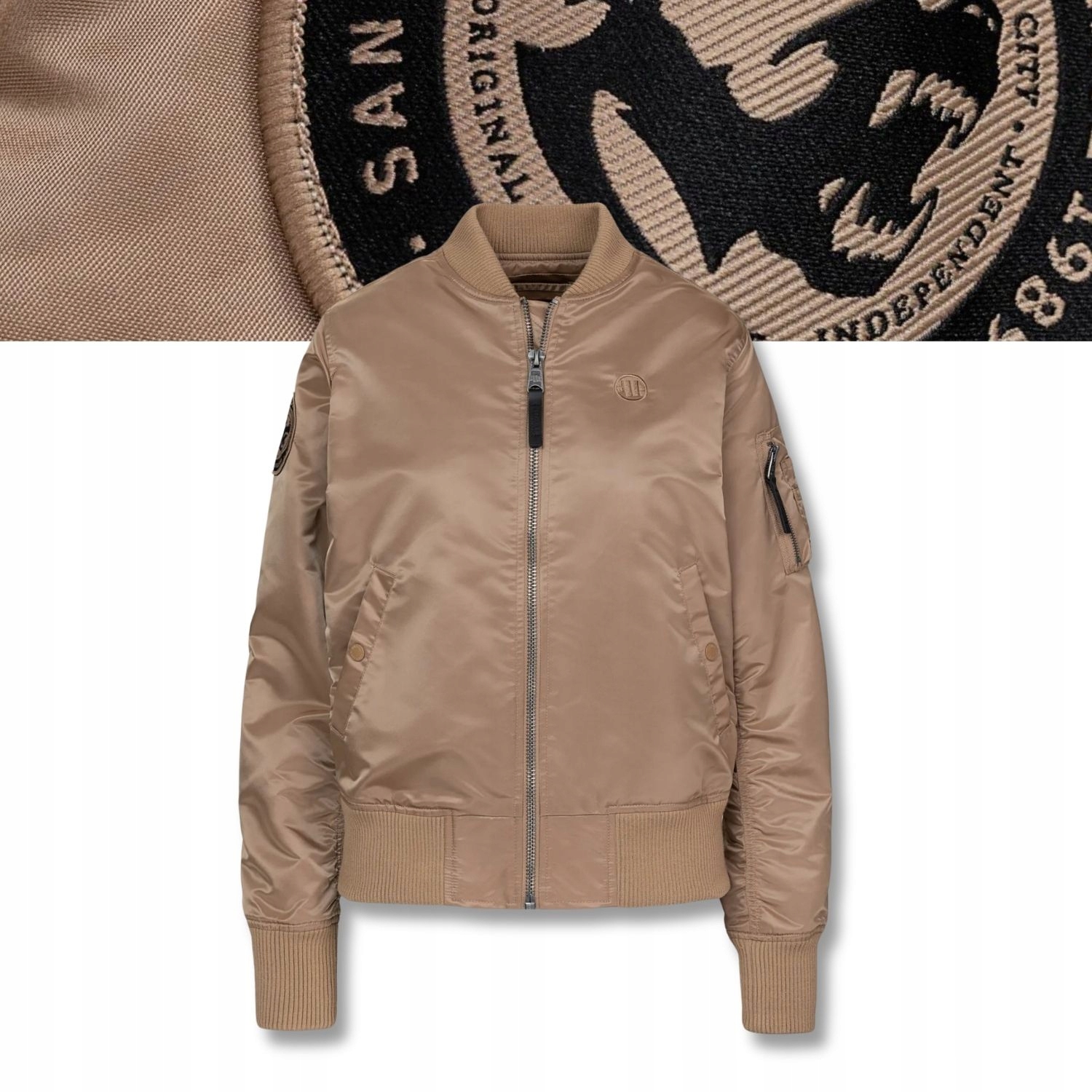 Dámská přechodová bunda Pitbull Genesee IV bomber, klasický střih