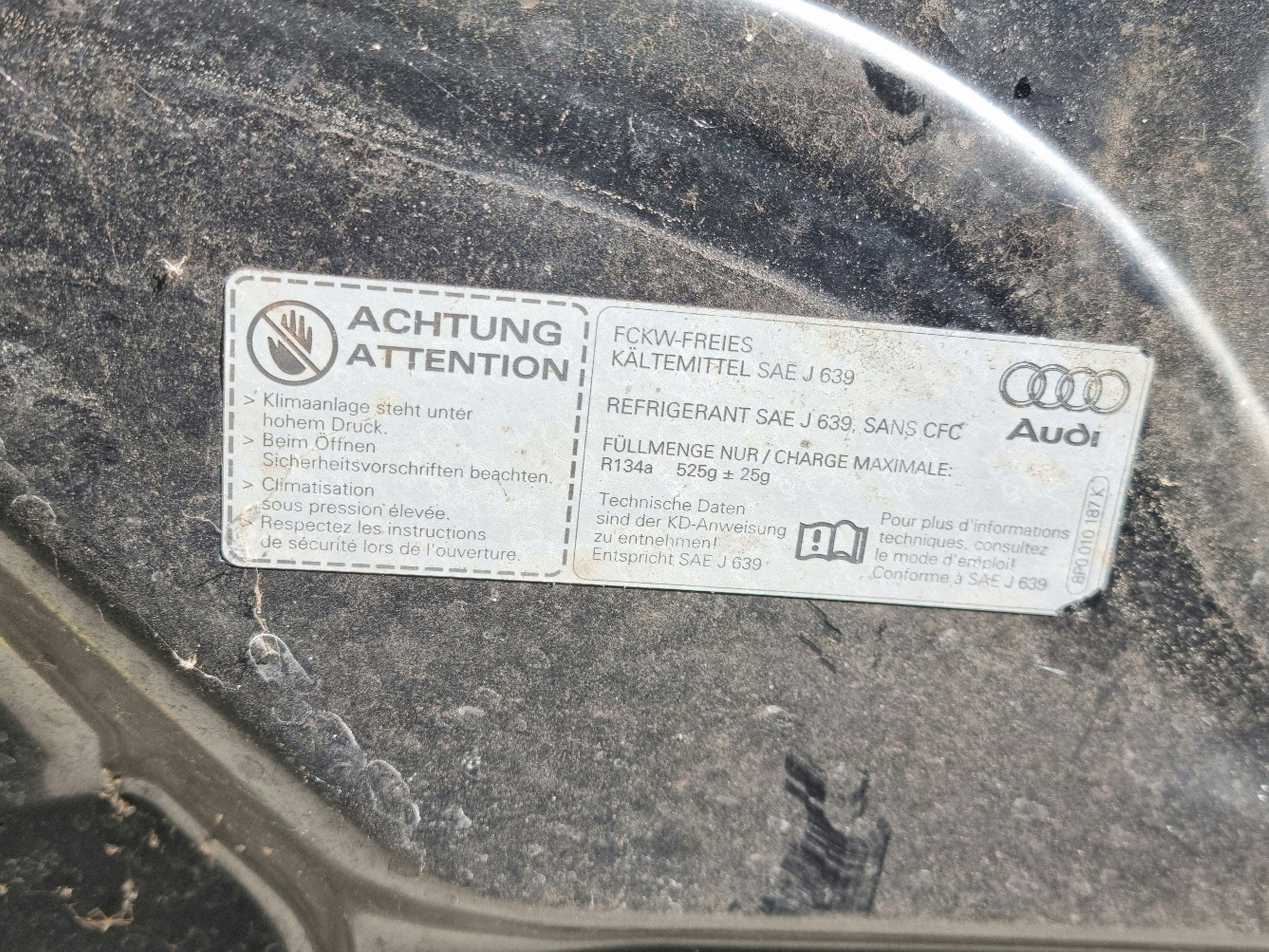 Motorhaube Audi A3 8P Bonnet Hood - Thumbnail 6