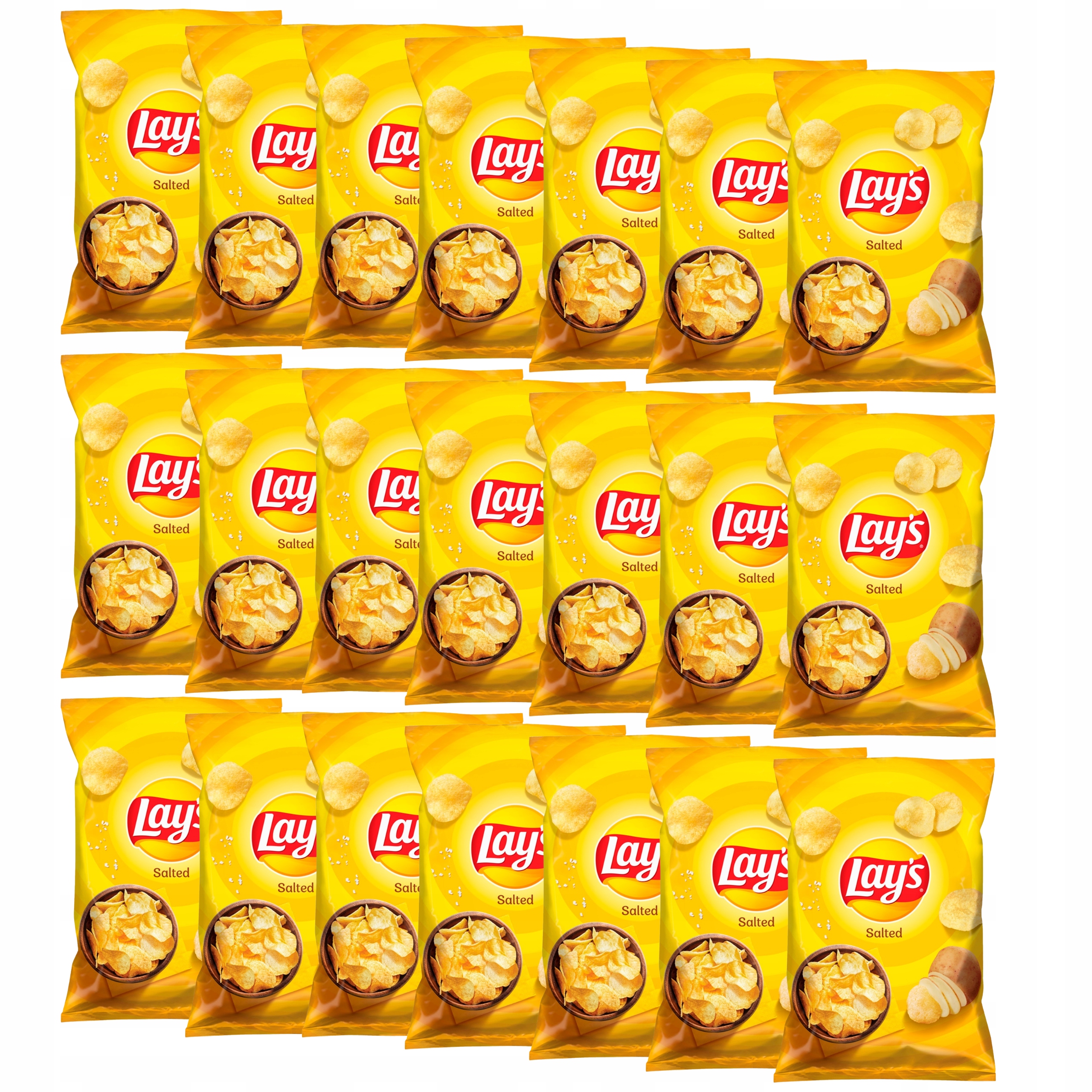 Chipsy ziemniaczane Lay's solone 21x 130 g