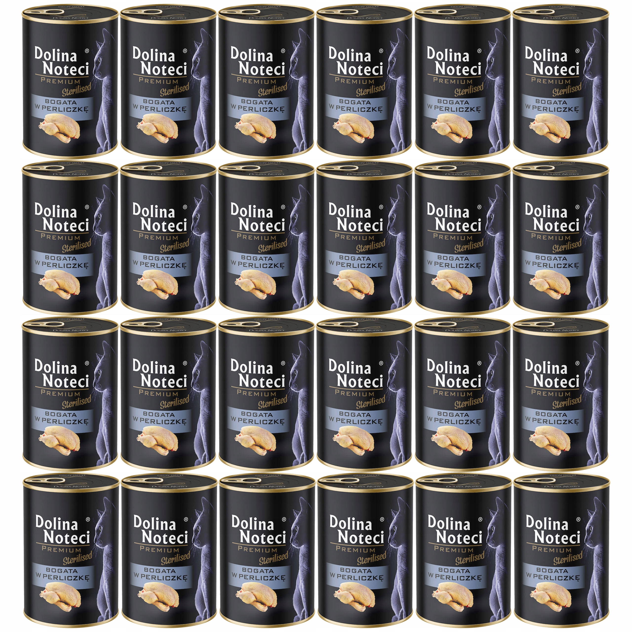 Dolina Noteci Premium Sterilised Mokré krmivo pro kočky Perlička 24 x 400 g