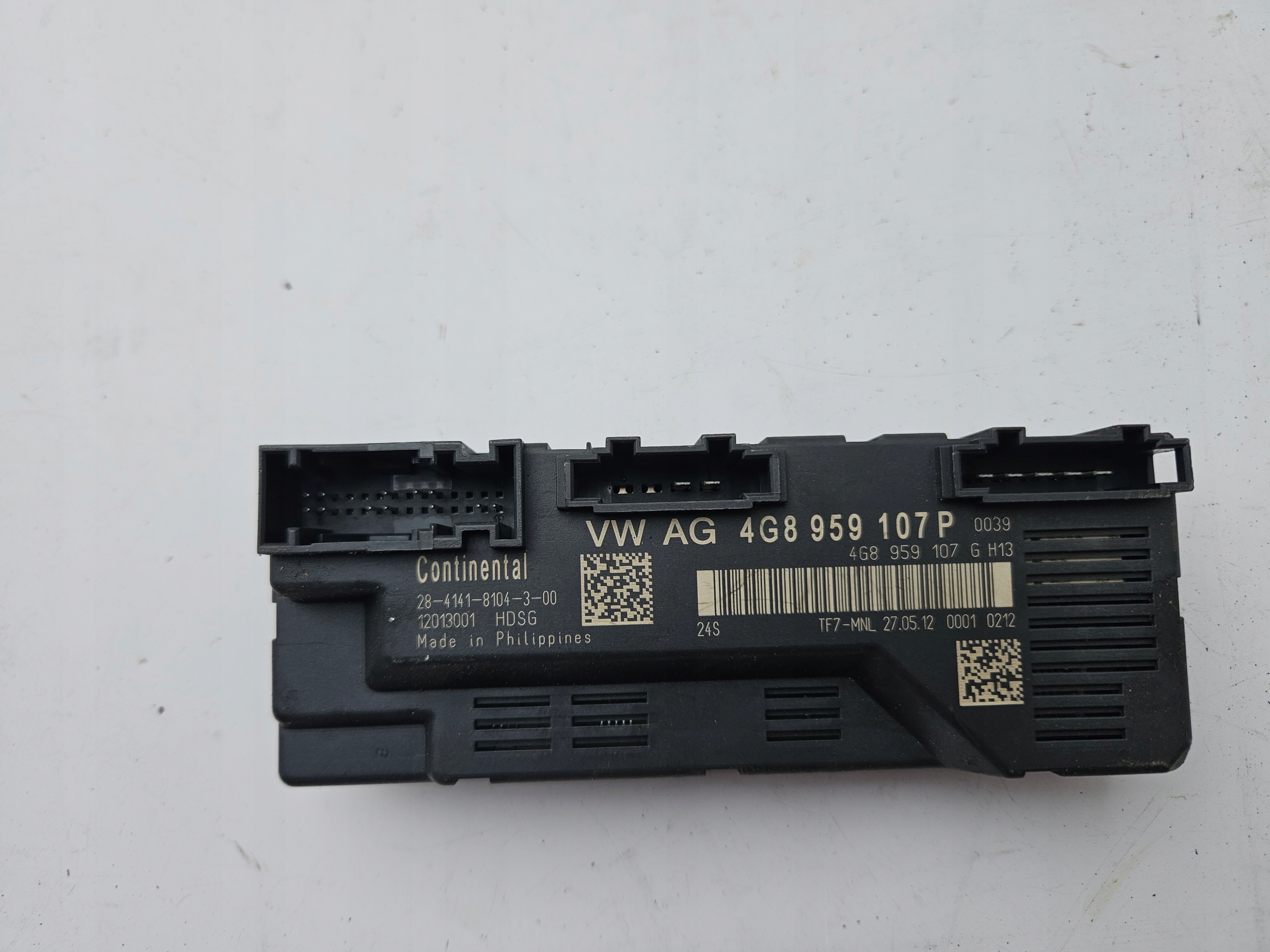 control unit module electrical bonnet AUDI A7 4G C7