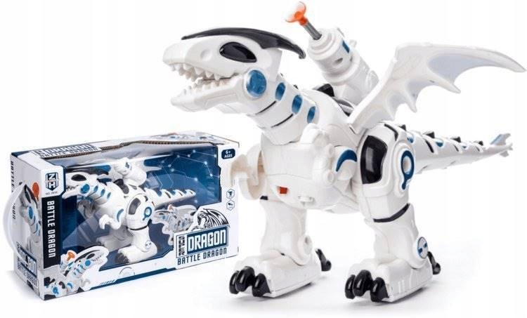 MEGA DINOZAUR ZDALNIE STEROWANY RYCZY ŚWIATŁO RUCH INTERAKTYWNY PILOT Rodzaj do programowania i kodowania