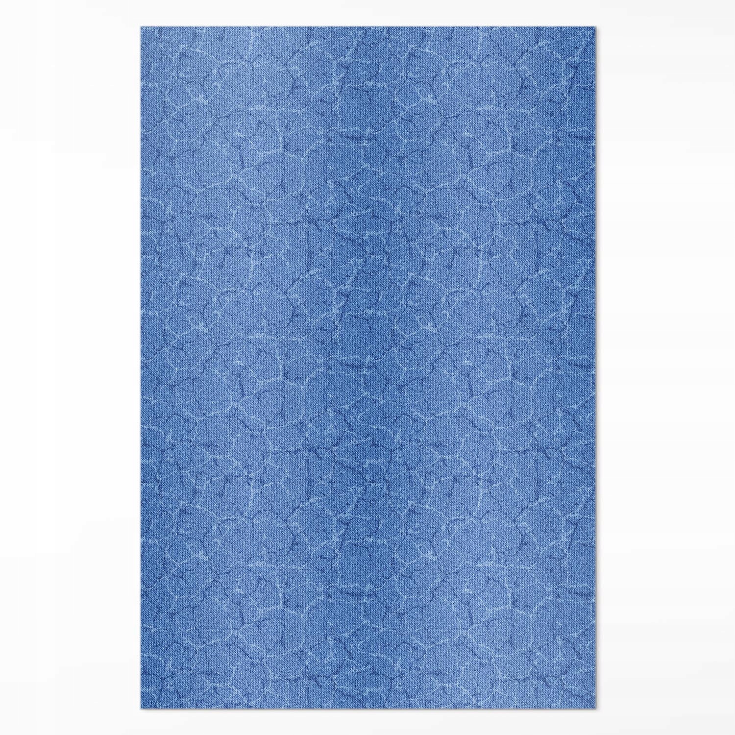 Moderný vinylový koberec Do Obývačky Abstraktná voda s popraskaným pozadím 100 x 150 cm