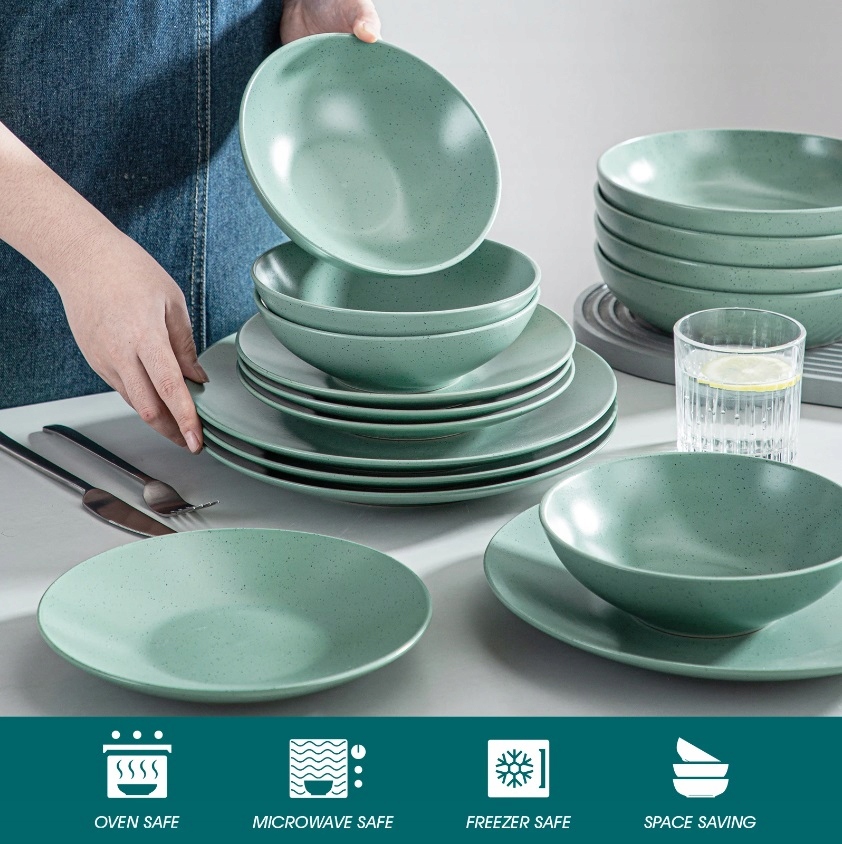 Serwis obiadowy VANCASSO Sabine kamionka prezent 16el/ 4 osób Marka Vancasso