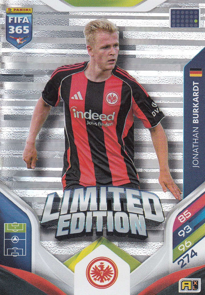Karta Kolekcjonerska Panini Fifa 365 2026 Limited Burkardt Eintracht