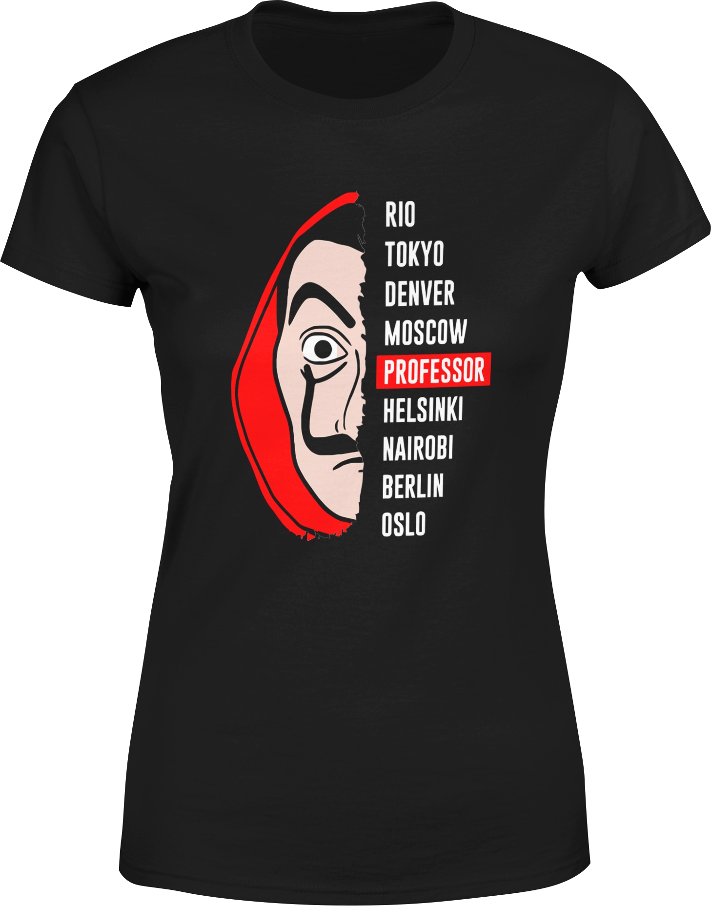 DAMSKA KOSZULKA DOM Z PAPIERU PROFESSOR ROZMIAR L BLUZKA TSHIRT DAMSKI