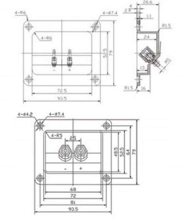 GNIAZDO GŁOŚNIKOWE TERMINAL 11191 banan gold HQ Kod producenta 01191