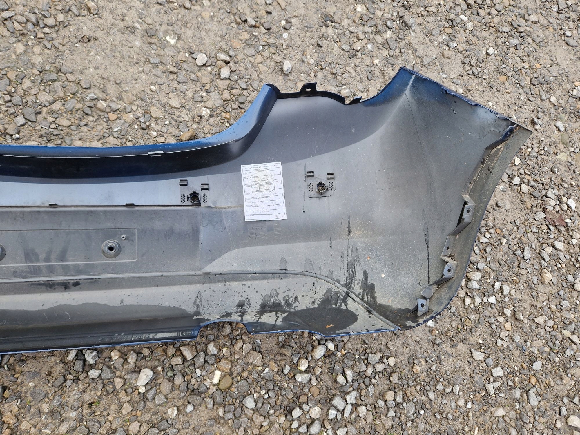bumper rear OPEL CORSA E 2014R->