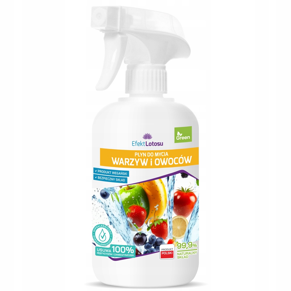 

Płyn do Mycia Warzyw I Owoców Hipoalergiczny 500ml