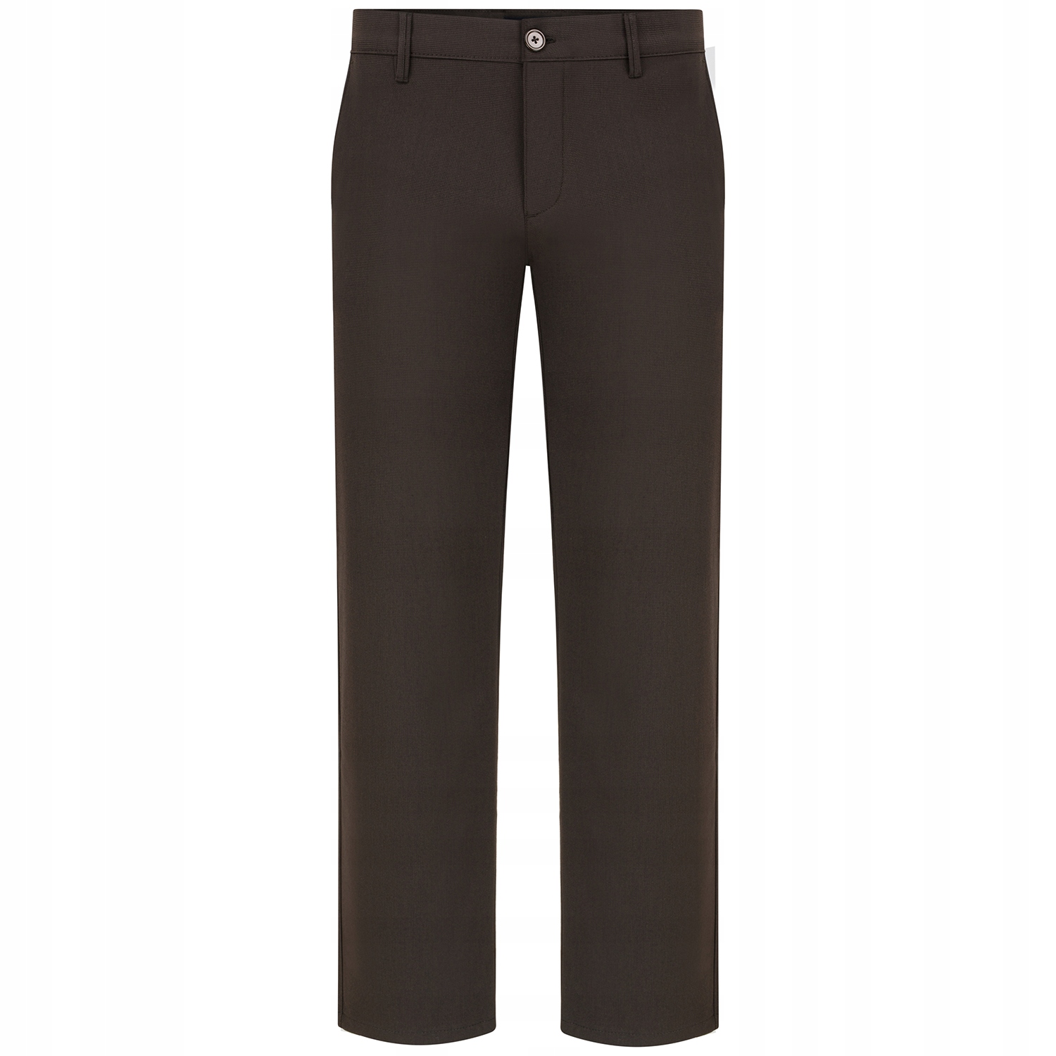 Hnědé ležérní kalhoty s rovnou nohavicí Pako Lorente vel. L32 W42