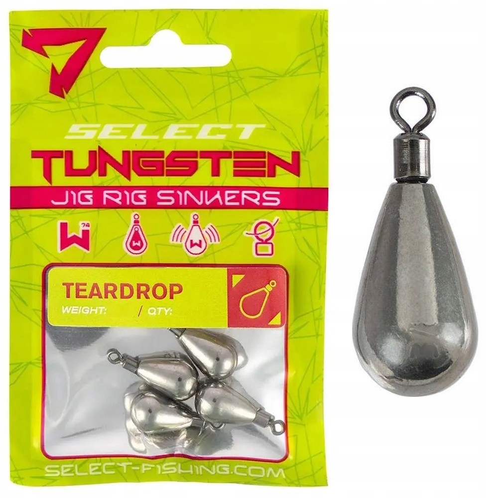 Ciężarek Wolframowy Select Tungsten Jig Rig 14.2g 2szt. Na Spinning Okonia