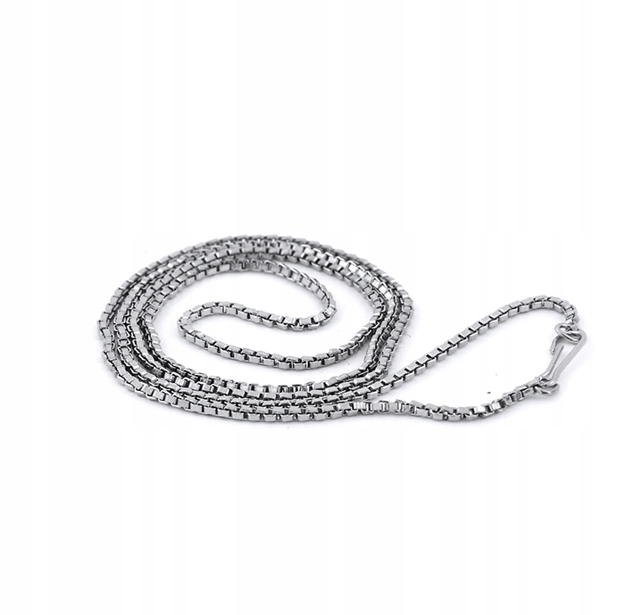 

Łańcuszek Kostka Drobna Srebrny 55 cm