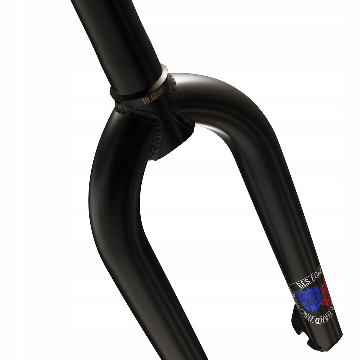 Widelec BMX Stress BES - czarny mat Rozmiar koła (