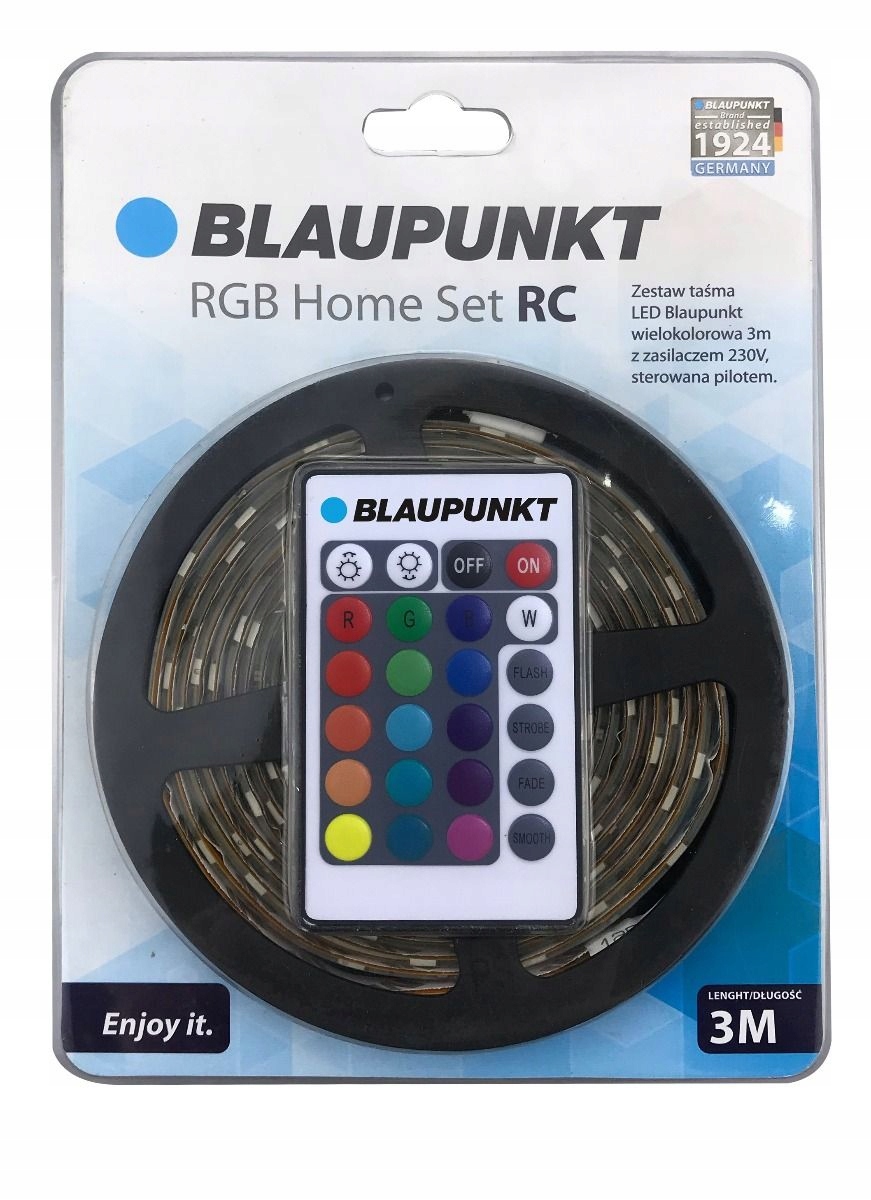 

Taśma Led Blaupunkt Rgb 12V 3M IP20 Pilot Adapter