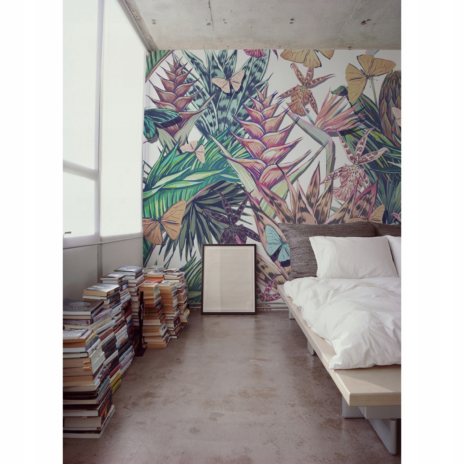 

Fototapeta ścienna Retro pastelowe kwiaty 208x146