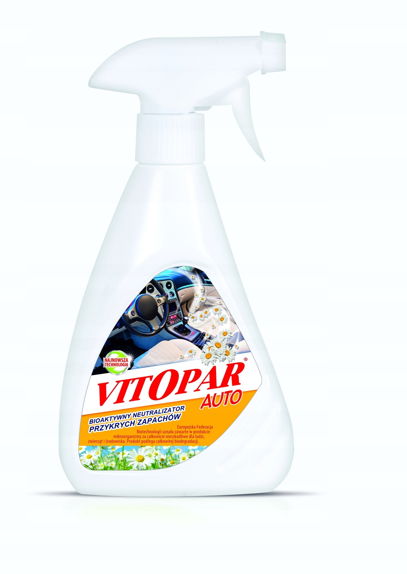 Neutralizator zapachów do samochodu tapicerki papierosy VITOPAR AUTO 500ml Producent Inny