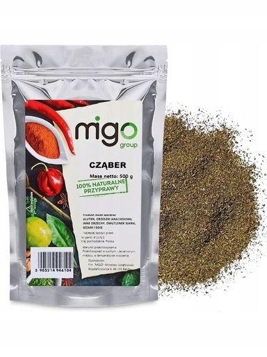 5 x MIGOgroup, Saturejka sušený přírodní 500 g MIGogroup