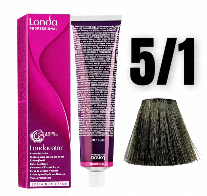 

Londa Farba Londacolor Permanent 5/1 60ml