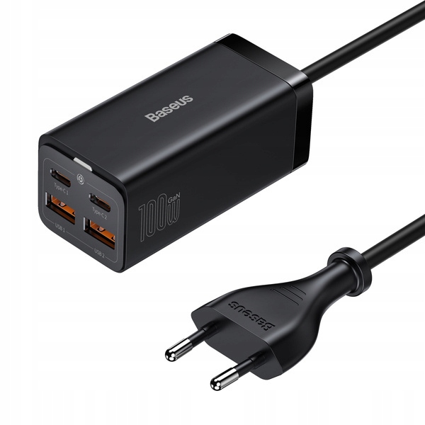 Síťová Nabíječka Baseus 4x Usb-a Usb-c Pd QC4.0 100W GAN3 Pro