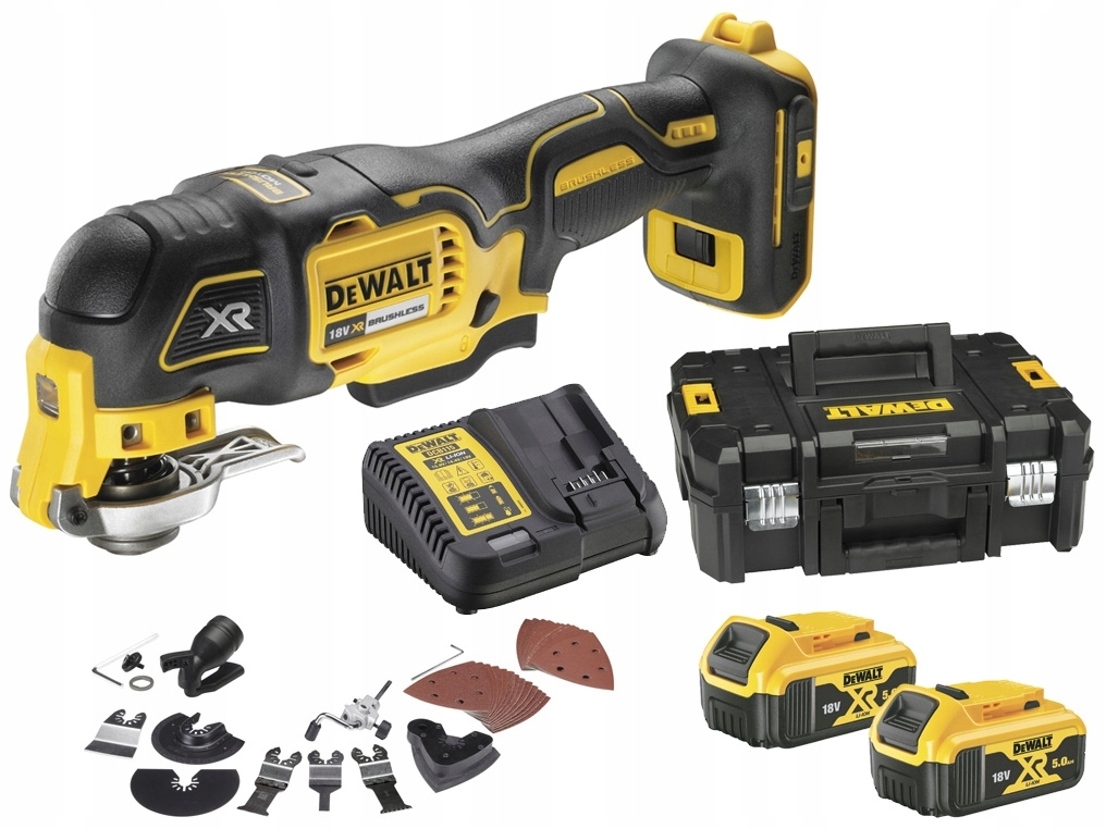 DEWALT DCS356P2 narzędzie wielofunkcyjne 18V 2x5,0Ah