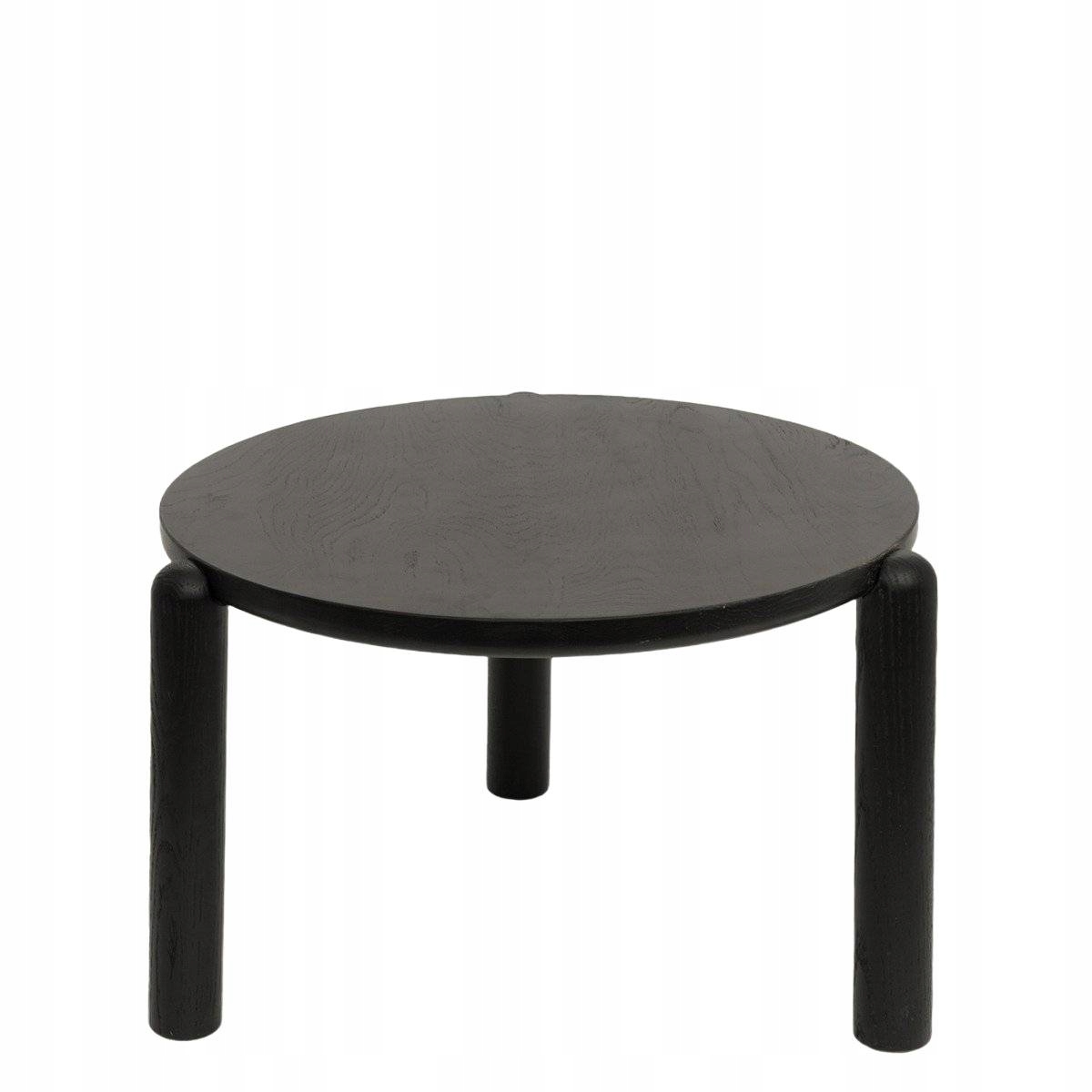 Konferenčný stolík Delícia drevený dub čierny 60x60x40 cm Homla