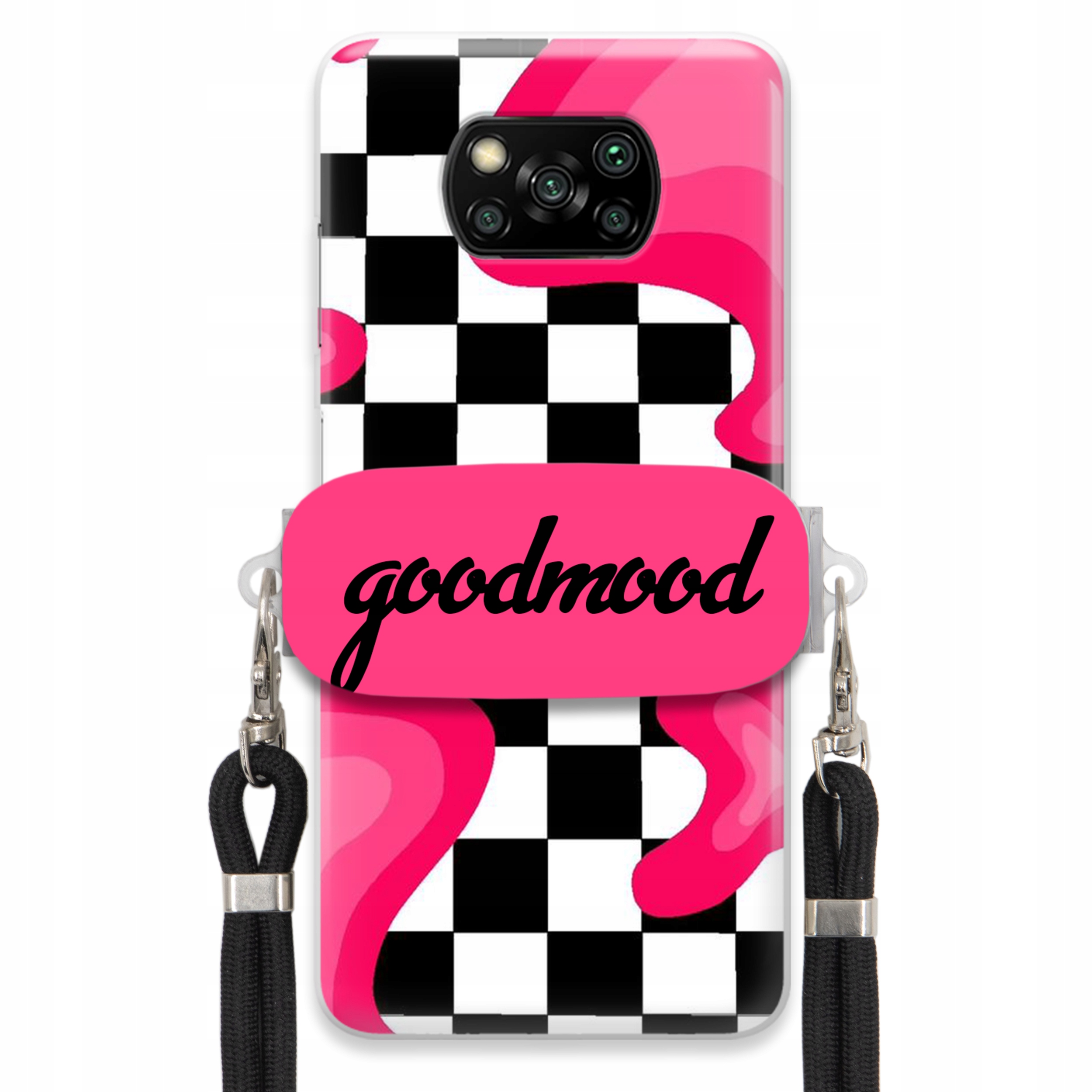 Pouzdro Pro Xiaomi Poco X3 Sada Pouzder Držák Na Vodítko Černá For Teen Splash