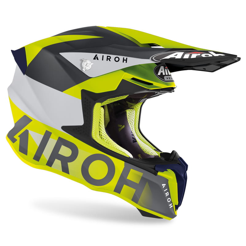 Kask Motocyklowy Airoh Twist 2.0 Żółto-Szaro-Czarny Mat M Numer katalogowy producenta TW2_LF31_M