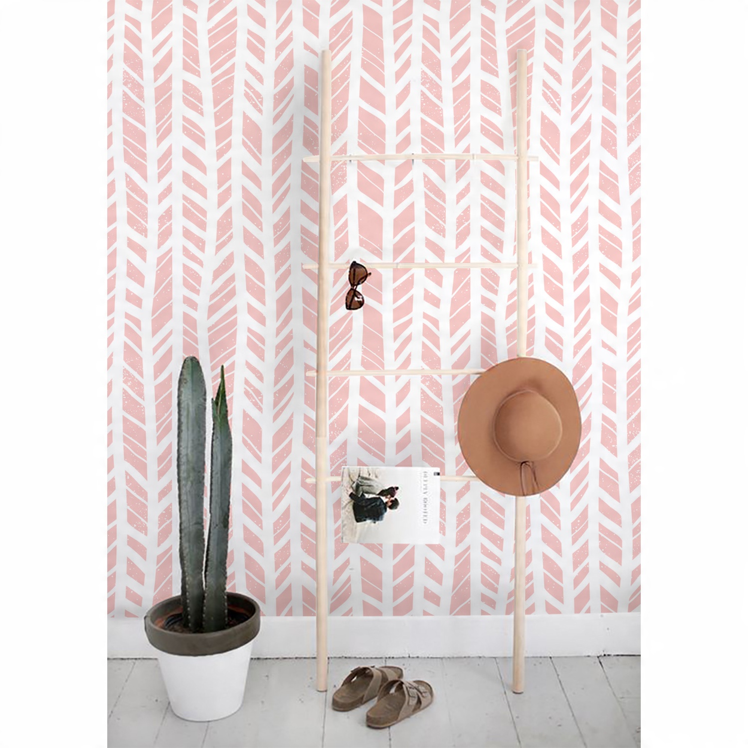 

Tapeta ścienna Prosty geometryczny wzór 250x250 cm