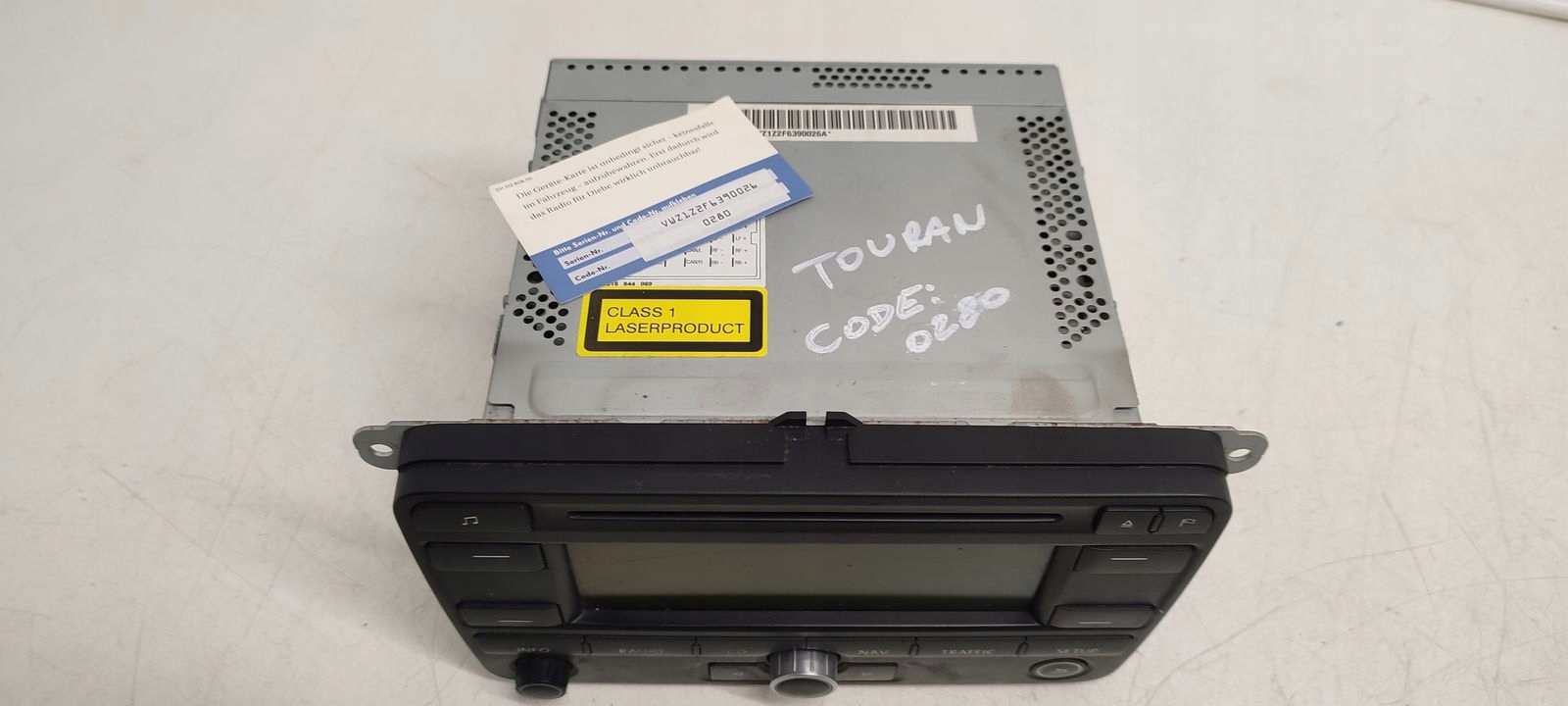 Radio kod VW Touran 1,9 TDI