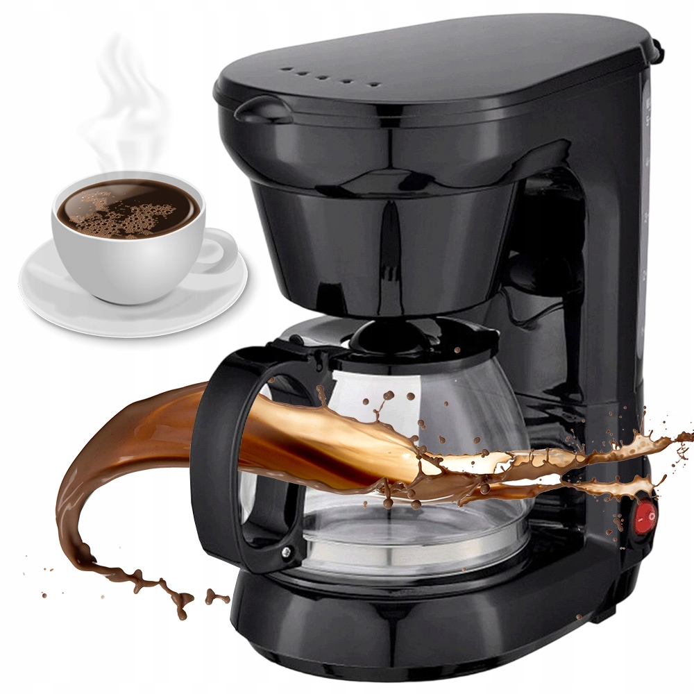 Překapávač s odolným síťovým filtrem pro domácí použití 750 ml 650 W