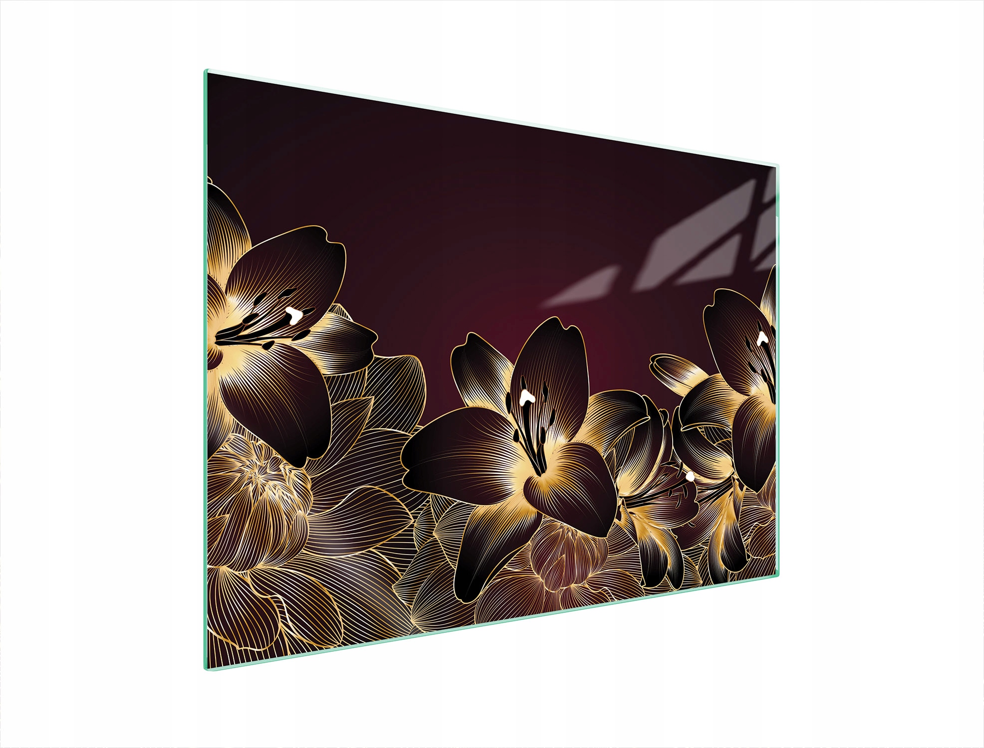 Skleněná Ochranná Deska Na Sporák 70x52 Orchidej Tvrzené Sklo