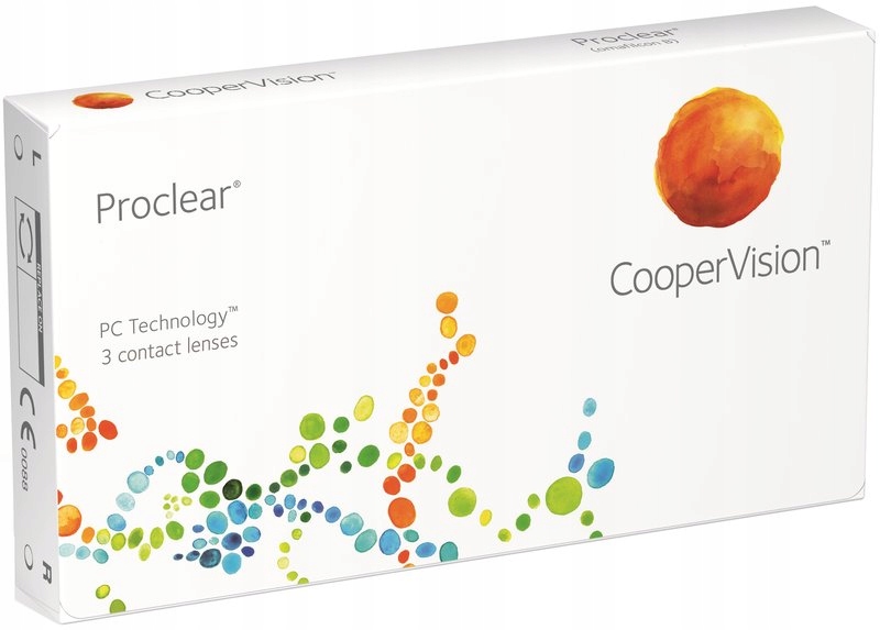 SOCZEWKI MIESIĘCZNE COOPERVISION PROCLEAR SPHERE 3 sztuki