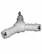 

Trójnik Y Pom plastikowy wąż 4 mm łącznik złączka