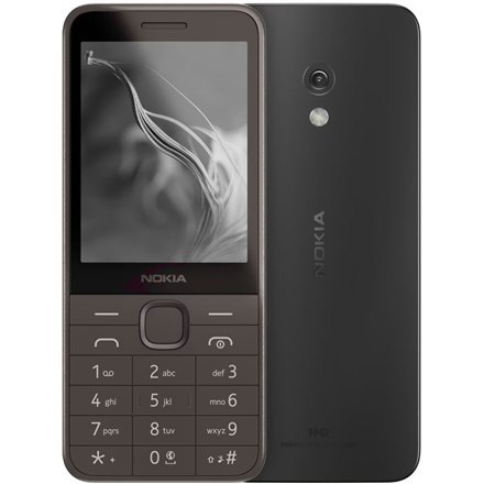 Nokia 235 4G (2024) Czarny, 2.8" Ekran, Dual Sim, Bluetooth 5.0