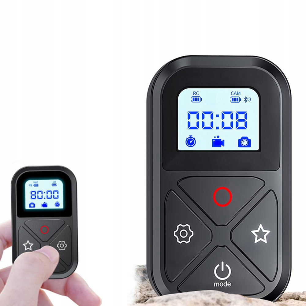 Bezdrátové dálkové ovládání pro kamery GoPro Hero 12/11/10/9/8 Black